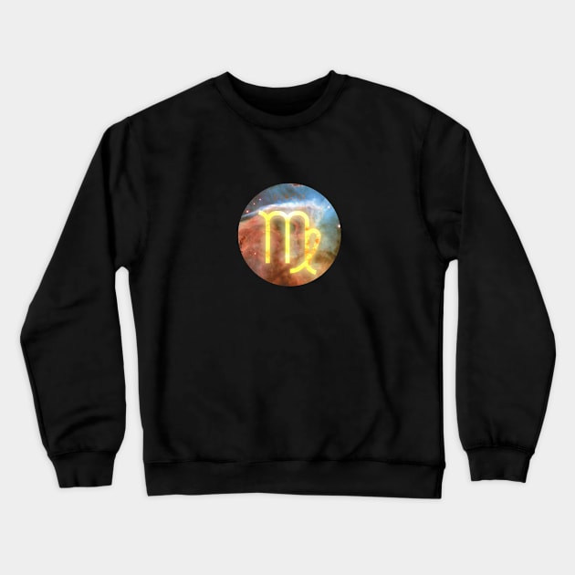 Virgo Galaxian Crewneck Sweatshirt by crtswerks